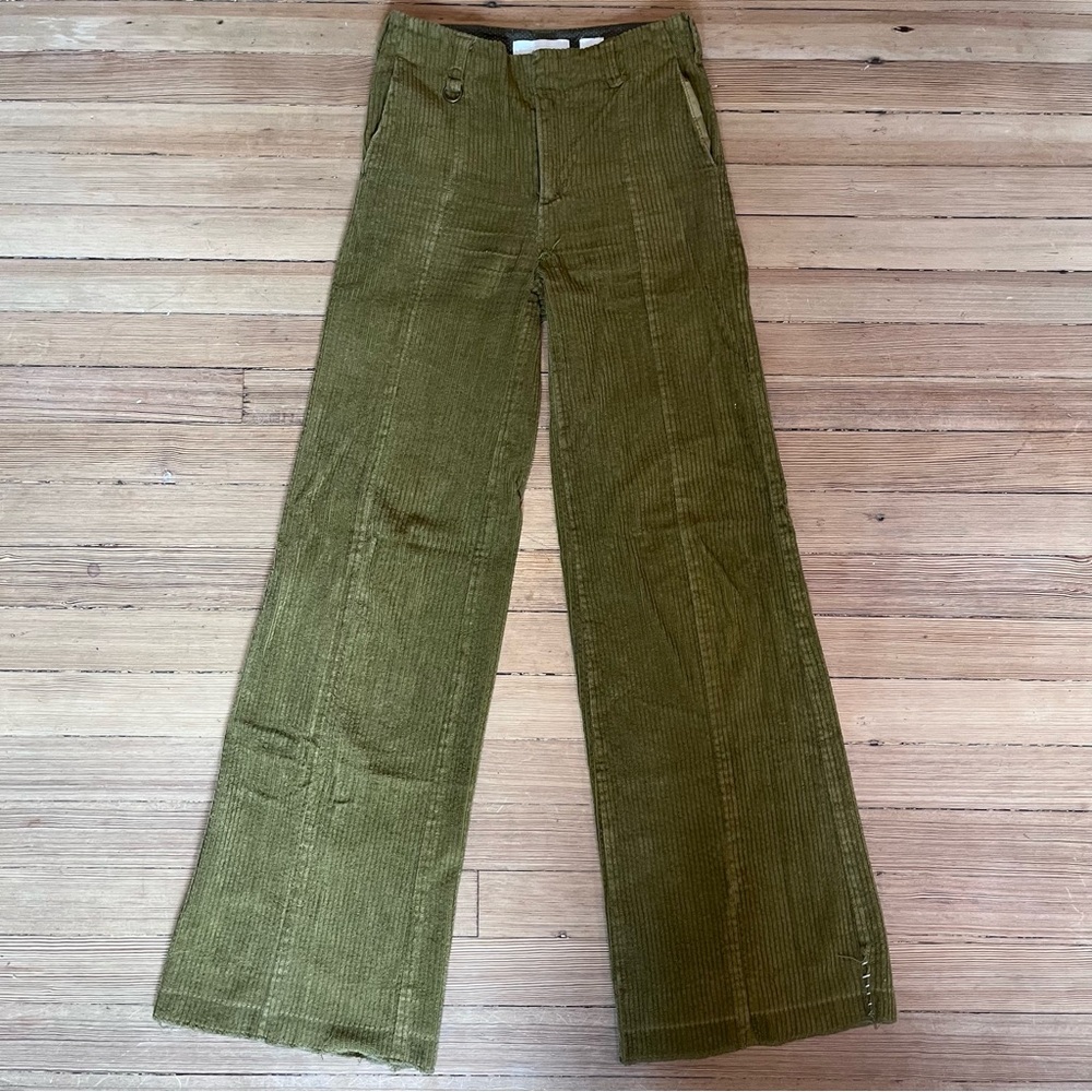 Vintage Anthropologie corduroy flare pants